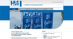 Desktop Screenshot of hm-stahlvertrieb.de